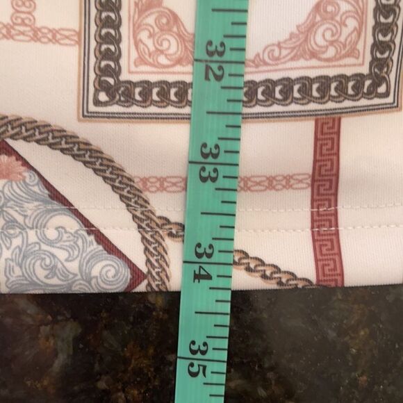 *OOH LA LA* GUESS XL French Chic Chain Print Dress - Picture 11 of 11